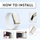 WHOOP 5.0 Life/MG Ultra-soft Nylon Sport Band Compatible   Breathable, Durable &amp; Secure Fit Strap   NOT for Gen 4