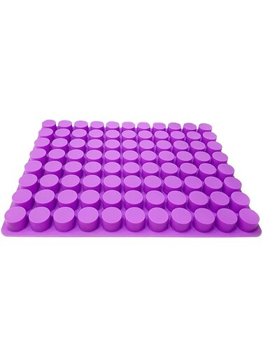 88 Cavities 3cm Dia Mini Round Mini Cheese Cakes Molds Baking Silicone Mold For Chocolate Truffle Jelly And Candy Ice Mold( 37.5 x 29 x 2 cm )