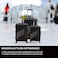 GIORDANO Logo Series Luggage Set Black, 3 Piece ABS Hard Shell Lightweight Durable 4 Wheels Suitcase Trolley Bag With Secure 3 Digits Number Lock. (20/24/28 INCH )