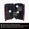 GIORDANO Logo Series Luggage Set Maroon, 3 Piece ABS Hard Shell Lightweight Durable 4 Wheels Suitcase Trolley Bag With Secure 3 Digits Number Lock. (20/24/28 INCH )