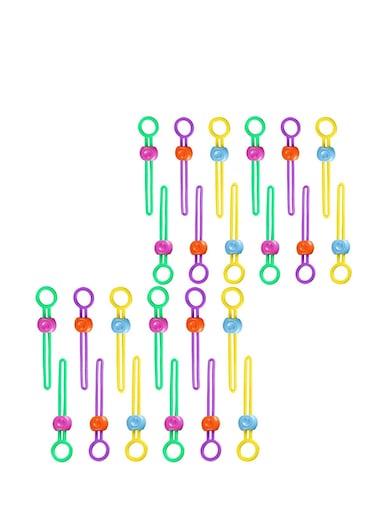 24 Pack Colorful Chip Bag Clips, Versatile Sealing Clamps for Kitchen and Food Storage, Portable and Practical Cable Ties