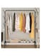Dubai Gallery Clothes Rack Metal Garment Racks Heavy Duty Indoor Bedroom Cool Clothing Hanger With Top Rod And Lower Storage Shelf High Storage Rack AMZ-ZCFCAA776376FB82CD7DBZ