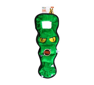 Outward Hound Tough Seamz Tug Gator Grn LG