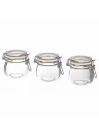 with lid clear glass 13 cl