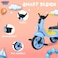 Lovely Baby Kids/Children Tricycle LB 2280 with Music &amp; Light, Steel Frame, EVA Wheels, Rear Basket, For The Ages 1-3 Years - Pink