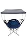 كرسي تخييم محمول قابل للطي مع كرسي بمظلة من الشمس