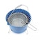 Portable Camping BBQ Bucket Charcoal Stove Barbecue Grill Picnic Round Steel