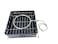 Portable Folding Pizza BBQ Stove 3-In-1 Multi Camping Kitchen Stove