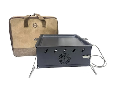 Portable Folding Pizza BBQ Stove 3-In-1 Multi Camping Kitchen Stove
