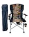 Portable Camping Folding Chair with Cup Holder and Carry Bag