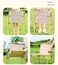 Portable Wooden Folding Chair For Outdoor Camping Picnic