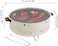 Portable Mini Fire Pit Camping Round Heating Stove with Handle