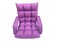 Portable Folding Chair Single Floor Lazy Sofa with Handle Adjustable Back