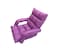 Portable Folding Chair Single Floor Lazy Sofa with Handle Adjustable Back