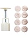 Dubai Gallery Domestic Use Hand Pressure Type Non-Stick Eco-Friendly Abs Mooncake Making Mould White 14 * 5 * 5Cm AMZ-N41401820A