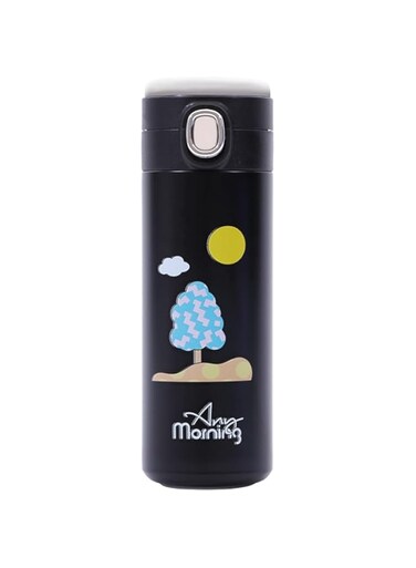 Any Morning Coffee Travel Mug   Stainless Steel Travel Coffee Mug   Tea Tumbler with LED Temperature Display   BPA Free   Insulated Water Bottle   Keep Hot or Cold 420 ml