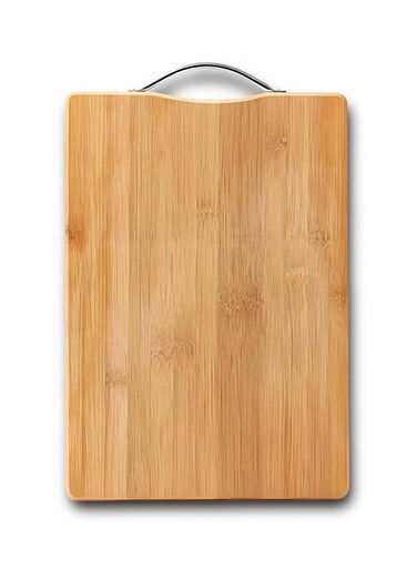 Extra Large Bamboo Cutting Board for Kitchen &acirc;&euro;&ldquo; Heavy Duty Chopping Board with Deep Juice Groove, Easy-Grip Handle, and Durable Natural Bamboo Design &acirc;&euro;&ldquo; Ideal for Home, Everyday Use, and Meal Prep