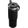 Stanley IceFlow Stainless Steel Tumbler with Straw - Vacuum Insulated Water Bottle for Home, Reusable Cup with Straw Leakproof Flip - Cold for 12 Hours or Iced for 2 Days, 30 Oz, Black 2.0