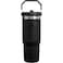 Stanley IceFlow Stainless Steel Tumbler with Straw - Vacuum Insulated Water Bottle for Home, Reusable Cup with Straw Leakproof Flip - Cold for 12 Hours or Iced for 2 Days, 30 Oz, Black 2.0