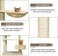 Cat tree tower for indoor cats, Multi-level cat tower activity center with Sisal scratching post, Plush double perches, Cozy hammock, Double cat condos, and Cat nest 183 cm (Beige)