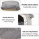 Pet bed for small cats and dogs, Foldable cat house with Double sided cushion, Anti-slip bottom, and Durable zipper, Semi-enclosed pet sleeping bed Ideal for winter comfort 34 cm (Grey)