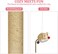 Tall cat tree for indoor cats, Multi-level cat tower with Adjustable height, Sisal scratching post, Cat toy, Cat condo, and Large hammock, Floor to ceiling cat tree tower 256 cm (Pink)