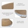 Cat scratch board with round shape, Durable, Recyclable, and Reversible, Cardboard with Catnip, Suitable for small cats, Cat beds for indoor, Grind Claws and Play, Furniture Protection 40cm (Blue)