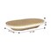 Cat scratcher with oval design, High-density, Recycle Board, and Reversible, Corrugated cat scratch pad with Catnip, Scratching lounge bed, Furniture Protection, Small to Large Cats 57cm (White)