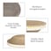 Cat scratcher with oval design, High-density, Recycle Board, and Reversible, Corrugated cat scratch pad with Catnip, Scratching lounge bed, Furniture Protection, Small to Large Cats 57cm (White)
