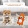 Dog toy set, Durable Interactive chew rope, Squeaky plush toys for small to medium dogs, Suitable for Teeth cleaning &amp; Training essentials, Non-toxic dog toys (4pcs)