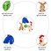 Dog chew toy set, Durable interactive dog toys for small to medium breeds, Dog toys with Chicken, Donkey, Chew ball, and Dinosaur for Teeth cleaning &amp; Dental health (4pcs)