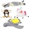 Dog chew toys set for All-sized breeds, Durable interactive pet playset for Dental Health &amp; Training, Dog toys combo set with Magic unicorn, Tortoise, Bear, and Chew rope (4pcs)