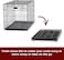 Dog Cage with 2 Main Doors, Removable Plastic Tray, Portable and Easy to Carry, Folding Metal Cage for Small Pets, Durable and Strong, Easy to Clean, Suitable for Home &amp; Outdoor Safety, 92cm (Black)