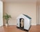 Dog House with Liftable Roof, Water Resistant and Sturdy, Dog Shelter with Main Large Door, Durable, Easy Assembly, Indoor &amp; Outdoor Use, Suitable for Small to Medium Dog, 100 cm (Green)