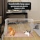 Indoor cat cage with Base widening buckle and door with push-pull switch, Thickened metal wire, Arched door design, Suitable for multiple cats, Easy to assemble and fordable cage (Pink)
