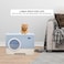 Fully Enclosed cat litter box with Drawer, Litter scoop, and Sand filter holes, Anti-splashing cat toilet for indoor cats, Foldable cat litter box with Front entry and Top exit 52 cm (Blue)