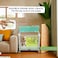 Dog cage with Double door design, Metal wire, Sturdy and Durable, Portable dog kennel with Pull-out tray, Secure lock, and Universal wheels, Dog playpen for small dog, Easy to install 64cm (Green)