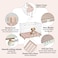 Pet cage with Top Cover Design, Durable and Sturdy Carbon Steel Wire, Dog and Cat Playpen with Front Door, Pull-out Tray, Universal Wheels, and Secure Locks, Indoor &amp; Outdoor Cage 98 cm (Pink)