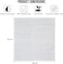 Facial tissue for Cleansing, Skincare, and Makeup remover, Disposable cleaning towel, Wall-mounted facial tissue paper, Suitable for All skin types, 100% Cotton dry wipes 20 cm (White)