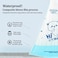 Trash bags with Drawstring and Break point, Heavy-duty garbage bags for Office, Bathroom, Kitchen, Living room, Ideal for medium-sized bins, 100 Counts 45x50cm (White)