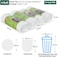 Biodegradable trash bag with Corn Starch Based, Leakproof thickened eco-friendly trash bag for home, Kitchen, Office, and Bedroom, Durable garbage bags with Non toxic and Odorless,13 Gal/50L (4Pcs)