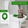 Cat Toilet Training System with ABS Materials, Durable and Recyclable, Pet Toilet Training Kit for Indoor cats, Reusable, Easy to clean and Washable, Suitable for Standard Toilets, 40 cm (Green)