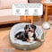 Pet bed for Small to Large dogs and cats, Dog kennel with Soft plush material, Warm and Comfortable bed, Indoor pet bed with Anti-slip bottom, Washable, Breathable, and All-season bed, 72 cm (Khaki)