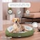 Pet bed for Small to Large dogs and cats, Dog kennel with Soft plush material, Warm and Comfortable bed, Indoor pet bed with Anti-slip bottom, Washable, Breathable, and All-season bed, 72 cm (Green)