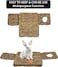Grass house for Rabbit, Ferret, and Guinea Pig, Bunny grass mat, Folding grass house for small pets, Eco-friendly grass shelter, Natural grass house for Cages, Stackable and Portable 30 cm (Beige)
