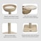 Cat tree tower with Basket, Handwoven Nest Basket, Large Top Perch, Indoor cat tree for all ages and sizes, Natural sisal pillar, Soft plush cushion, and Thickened base 53 cm (Beige)