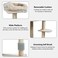 Cat tree, Cat tower for Indoor cat, Multi-level cat furniture with Cozy Hammock, Condo, and Top perches, Cat Tower with Track tower cat toy, Colorful play balls, Grooming self brush 145 cm (Beige)