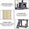 Multi-level cat tree for indoor cats, Cat tree activity center with Electric mouse toy, large perch, Cozy hammock, Sisal scratching post, Double cat condos, and Climbing ladder 182 cm (Dark-grey)