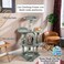Indoor Cat tree tower with Multiple Perches, Hanging Balls, and Sisal scratching post, Multi-level cat tree with Cat Condo, and Climbing stairs, Cat furniture with Cat Toys Ball Tower 125 cm (Grey)