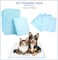Pee pads for Dogs, Absorbent, 45x60 cm (M), Disposable pad with 5-layer thickness, Soft &amp; Comfortable, Quick dry pads for Small to medium pets, Leak-Proof and Portable, 50 Pieces of 1 pack (Blue)